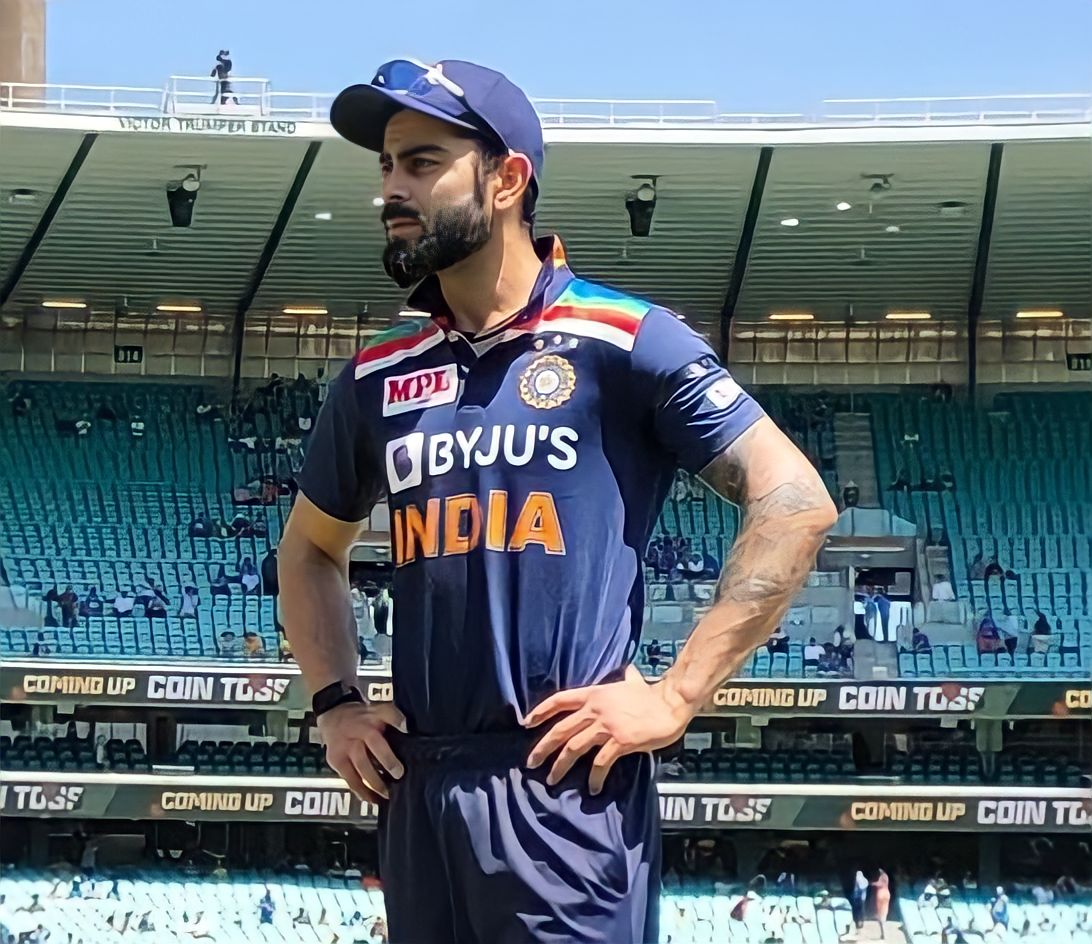 SohelVkf's tweet photo. Virat Kohli deserves to captain this team in Indian soil..One last dance as a captain in 2023 WC.. Agree ?? https://t.co/9DQoCva33N