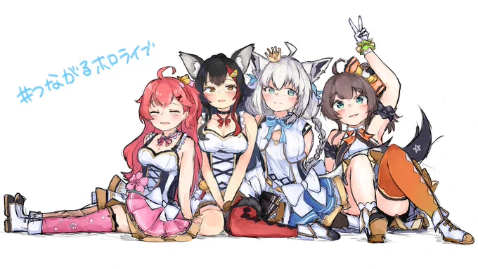 なんだろ…こよちゃんめっちゃ頑張ってたなって…なので今回は去年描いたメンバーに加えました。 