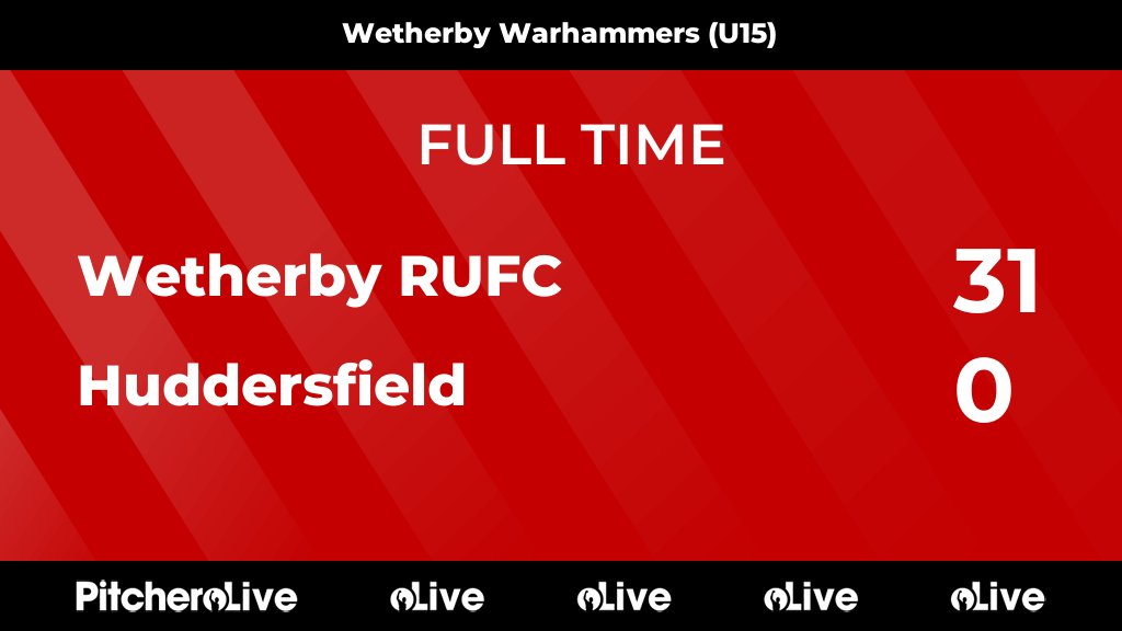 FULL TIME: Wetherby RUFC 31 - 0 Huddersfield #WETHUD #Pitchero wetherbyrufc.com/teams/243588/m…