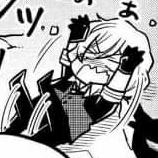 biatchuu's tweet photo. chuuya's signature move when he throws a tantrum https://t.co/B5yxBoAiRL