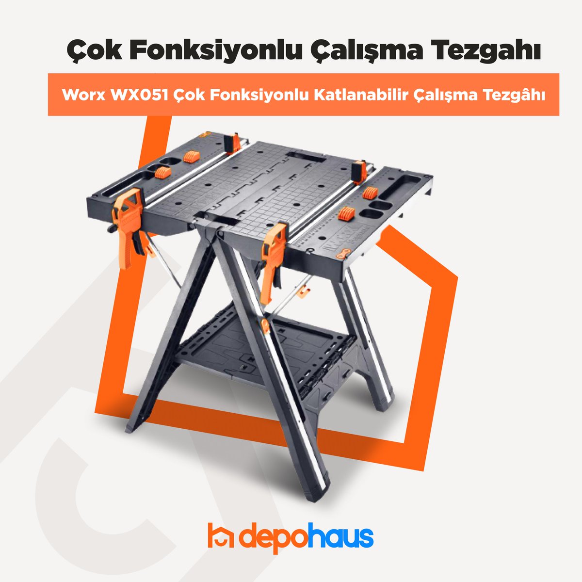 depohaus's tweet photo. Worx WX051 Çok Fonksiyonlu Katlanabilir Çalışma Tezgâhı + 2 Adet Tetik İşkence

İnternetteki yapı marketiniz https://t.co/HgBMZud0OJ

#depohaus #yapımarket #onlinealışveriş #elaletleri #hobi #çalışmatezgahı #fırsat #fırsatürünleri #kampanya #indirim #indirimliürünler #uygunfiyat https://t.co/voWdYeAaS4