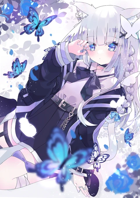 #三億アカウントの中から私を発掘してくださいけもみみや天使などかわいい女の子描くのが好きです…! 