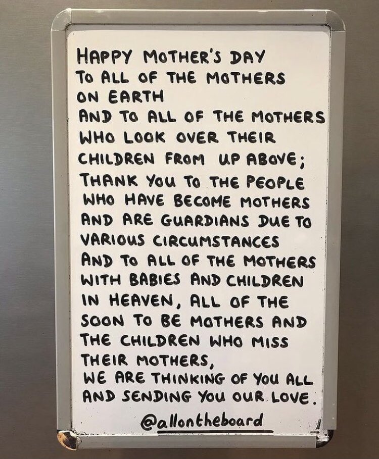 Sending love to the Mothers on Earth and in Heaven, the Mothers with babies and children in Heaven, the people who have become Mothers due to various circumstances, the soon to be Mothers and the children who miss their Mothers. 

#MothersDay #MothersDay2023 #MotheringSunday
