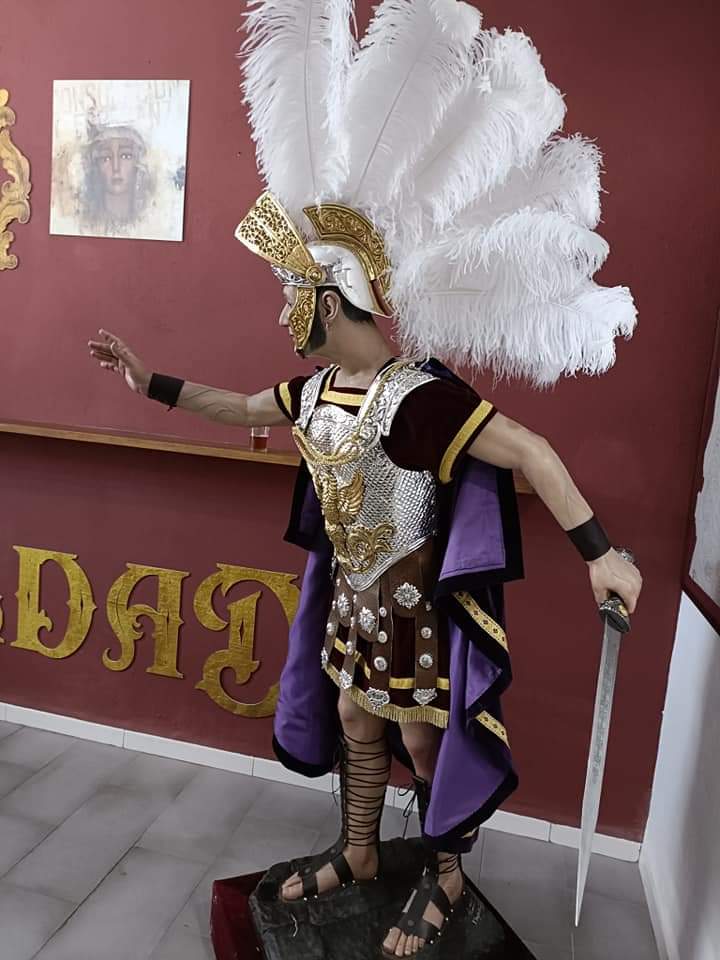 HumildadMontoro's tweet photo. Imagen del nuevo Centurión Romano que irá incorporado en el misterio del paso del Señor de la Humildad en su presentación ante Pilato.
Obra de @LImaginero y @m.angeles.ss.
#humildadmartessanto
#humildadMontoro https://t.co/GVdQ8LobUa