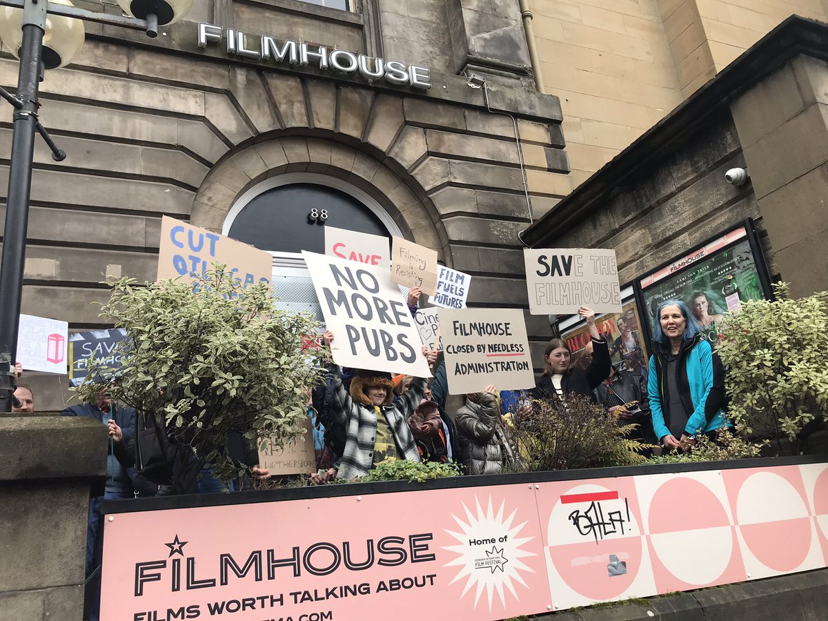 Show support to @Filmhouse to stop another pub taking it over! Come@on down. #scottishfilmmakers #filminscotland #scottishculture