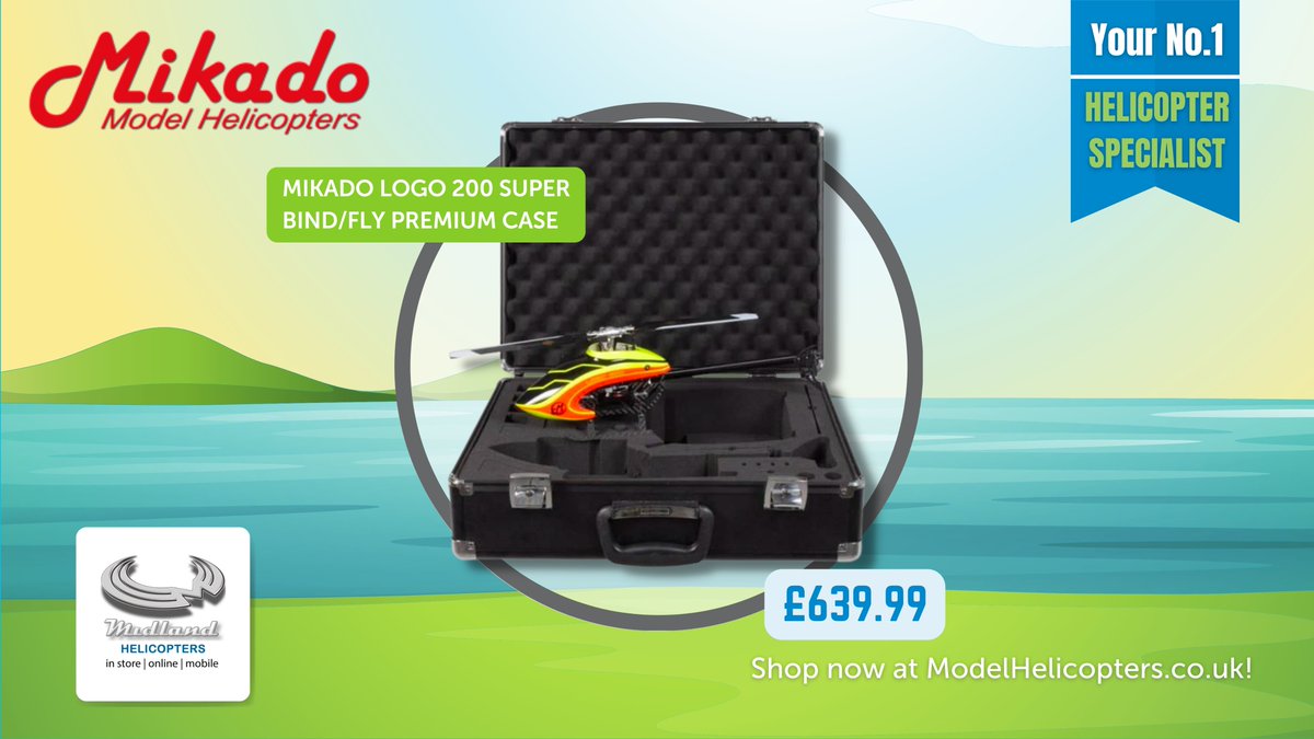 midlandhelis's tweet image. Mikado LOGO 200 Super Bind/Fly Premium Case Combo Yellow/Orange : 05501 🚁

📦 SPECIAL ORDER, PLEASE ALLOW 7-10 DAYS FOR SHIPPING
🖥️ Visit ModelHelicopters.co.uk 
📞 Or call, 01455 637762

#MidlandHelicopters 🚁

#ModelHelicopters #ModelFlying #Mikado #MikadoLogo200 #MikadoLogo