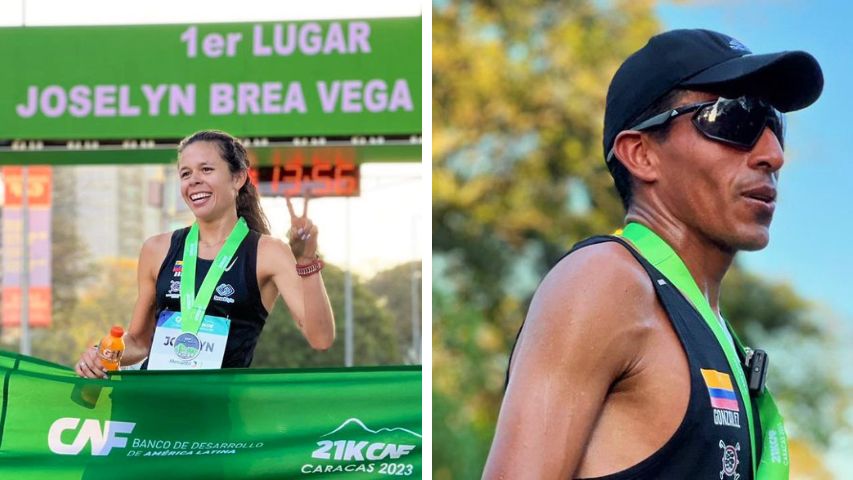Unionradionet's tweet image. Joselyn Brea y Mauricio González ganan el #MaratonCAF en la categoría  de 21 km
unionradio.net/2023/03/19/bor…