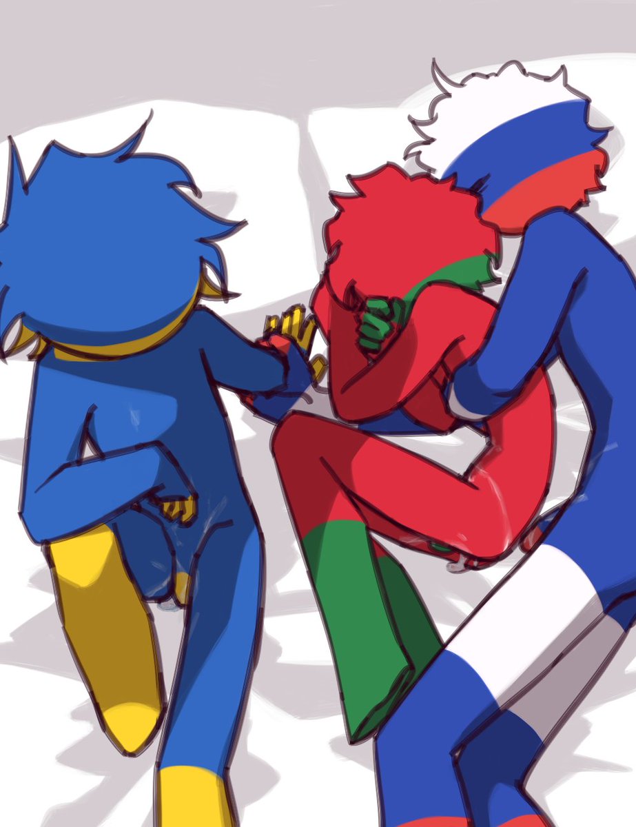 suethesheep's tweet photo. #CountryHumans 
#CountryHumansNSFW 
#CountryHumansRussia 
#CountryHumansUkraine 
#CountryHumansBelarus 
Just because. https://t.co/0WVZ7bKmnV