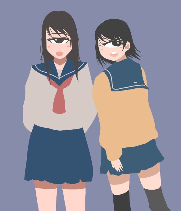 #見た人もなにか無言で2人組をあげる 
単眼ちゃんです 