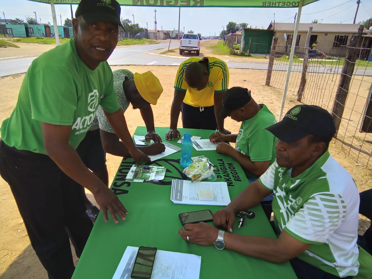 Ground work at Kwazamokuhle( Hendrina) Middelburg Constituency.