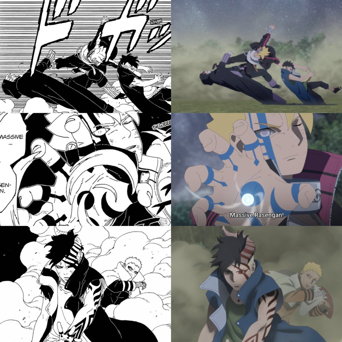 Abdul Zoldyck on X: Boruto Episode 292  Manga vs Anime   / X