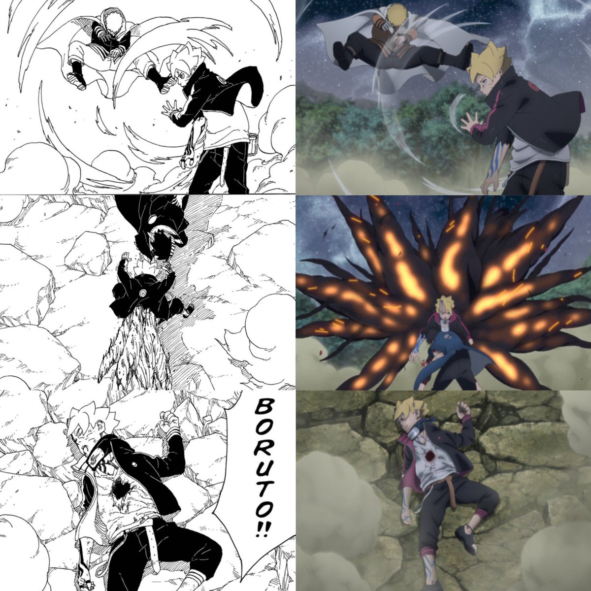 Abdul Zoldyck on X: Boruto Episode 292  Manga vs Anime   / X