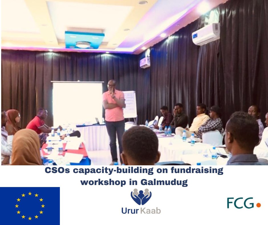 On day 1 of this 3-day workshop, participants were taken through identifying and analyzing sources of funding, analyzing calls for proposals/notices of funding opportunities and checking the alignment of organization's mission with the calls for proposals #CSOscapacitybuilding
