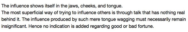 From the I Ching: