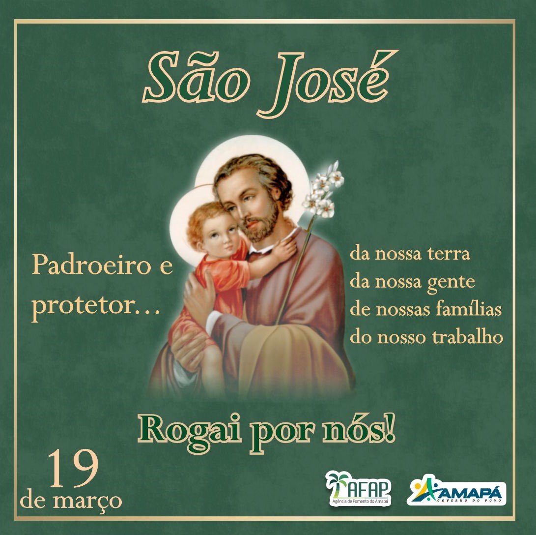 afap_amapa's tweet image. Hoje celebramos o dia de São José, padroeiro do nosso Amapá e de nossa cidade querida, Macapá.
Que São José proteja, interceda e conduza sempre nossas famílias e nosso trabalho.

Viva São José!!!!
❤️🙏