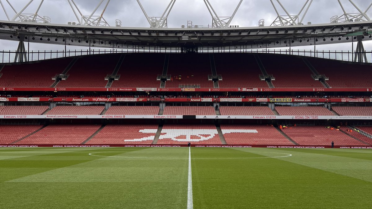 Arsenal's tweet photo. All prepped for Palace 👊 https://t.co/t8rgZV2pew