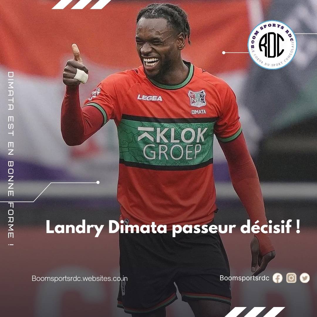 💣 Eredivisie 🇳🇱 : Landry Dimata passeur décisif ! 

Titulaire, Landry Nany Dimata a délivré la passe décisive pour l'ouverture du score à la 18è minutes, puis il a cédé sa place à la 89è minutes.

Anthony Musaba est monté en jeu à la 84è minutes.

NEC Nijmegen l'emporte (3-1).
