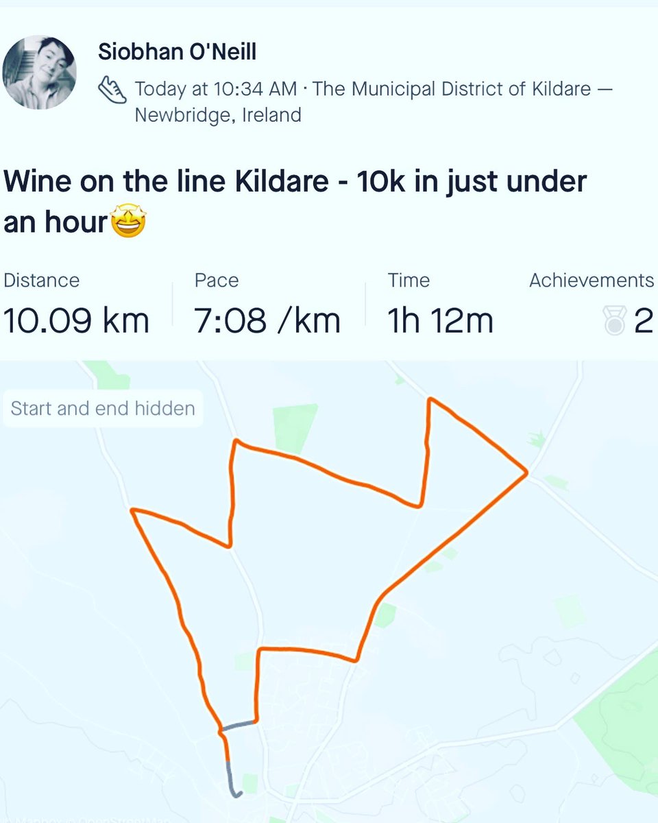 profsiobhanon's tweet photo. #MothersDay10k ☑️
Delighted with myself & v-sorry for slowing down my wee sister 😝❤️
#WineOnTheLine #Kildare #RunningMummy https://t.co/T60bmGSHeV