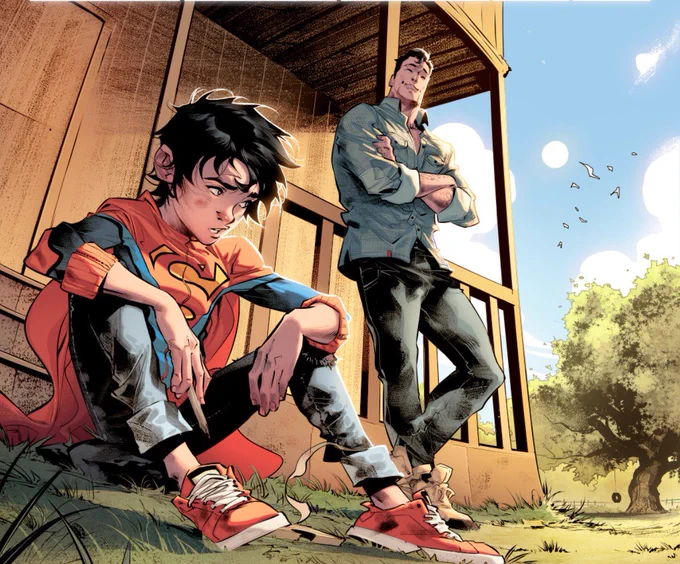 FELIZ DÍA DEL PADRE !! :)   #superman #superboy #felizdiadelpadre #diadelpadreColor de ez_colorist  