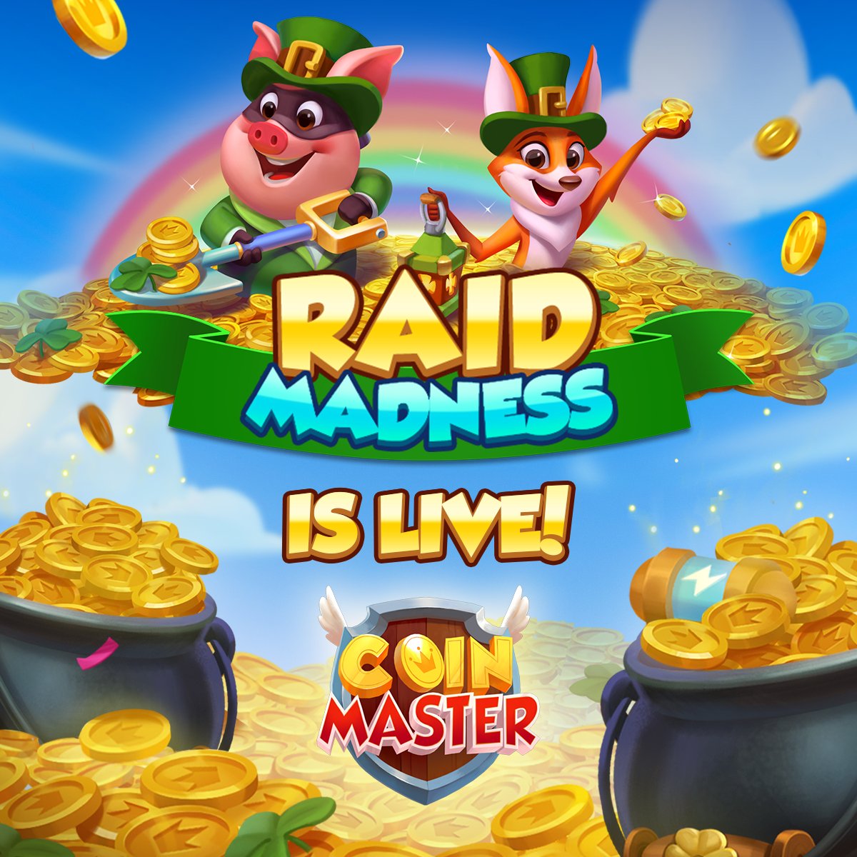 CoinMasterGame's tweet image. 𝐃𝐈𝐆 𝐒𝐏𝐈𝐍𝐒? 😃 You could win 𝟴𝟬𝟬 𝗢𝗙 𝗧𝗛𝗘𝗠 if you can tell us 𝐰𝐡𝐢𝐜𝐡 𝐩𝐞𝐭 𝐲𝐨𝐮 𝐧𝐞𝐞𝐝 𝐭𝐨 𝐰𝐚𝐤𝐞 𝐮𝐩 for Raid Madness! 🥱⚡︎

RETWEET FOR FOXY 🦊
LIKE FOR TIGER 🐯