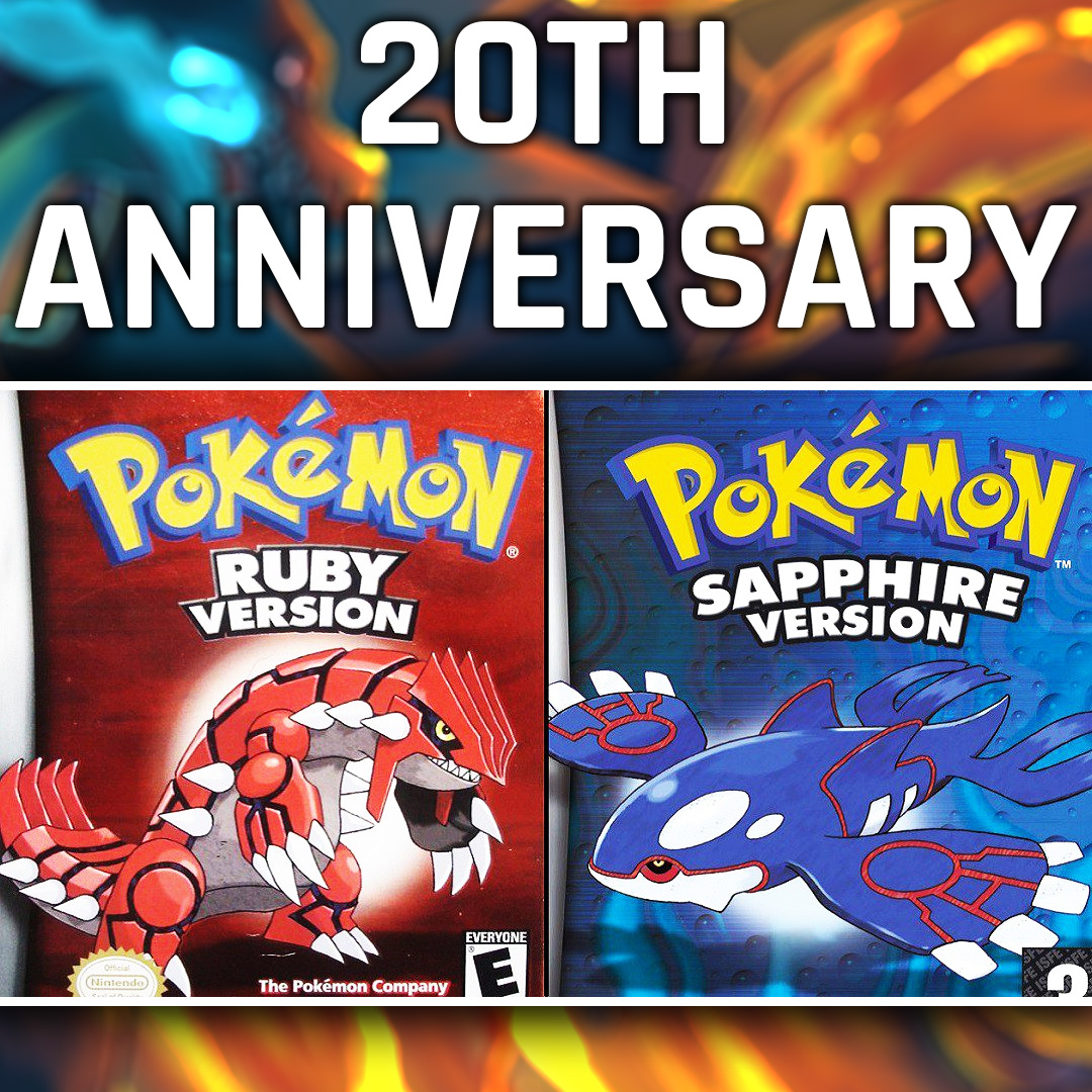 Can't believe it's been 20 years since Pokemon Ruby and Sapphire were released!