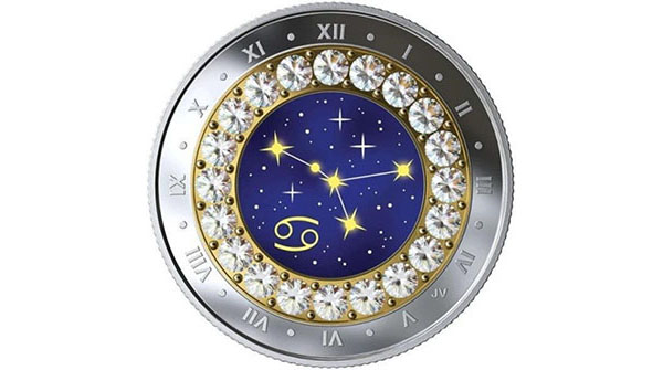 RCM 2019 Fine Pure Silver $5 Zodiac Series - Cancer
auctionnetwork.hibid.com/lot/150355446/… - Mixed Stock &amp; Collectibles | Coins, Stamps, Banknotes, RCM &amp; More! Online Auction  Sunday, March 19, 2023 at 6:30pm EST.
#OnlineAuction #CoinAuction #Stamps #Collectibles #Banknotes #Auction