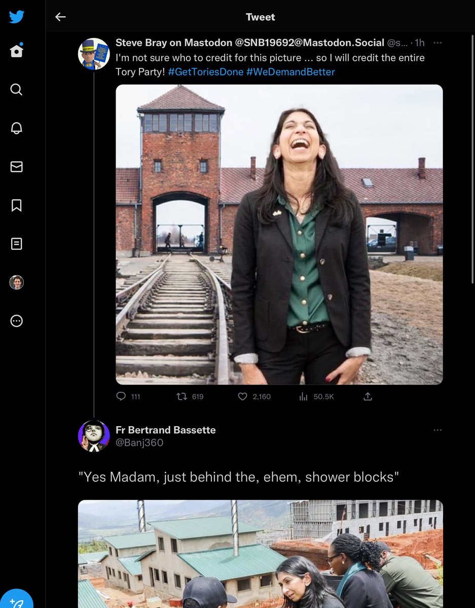 Daniel_Sugarman's tweet photo. THIS HAS TO STOP. THIS *HAS* TO STOP. YOU CAN TAKE ISSUE WITH THE GOVERNMENT’S IMMIGRATION AND ASYLUM POLICIES WITHOUT COMPARING THEM TO AUSCHWITZ BIRKENAU!!! https://t.co/YrHFonSa6s