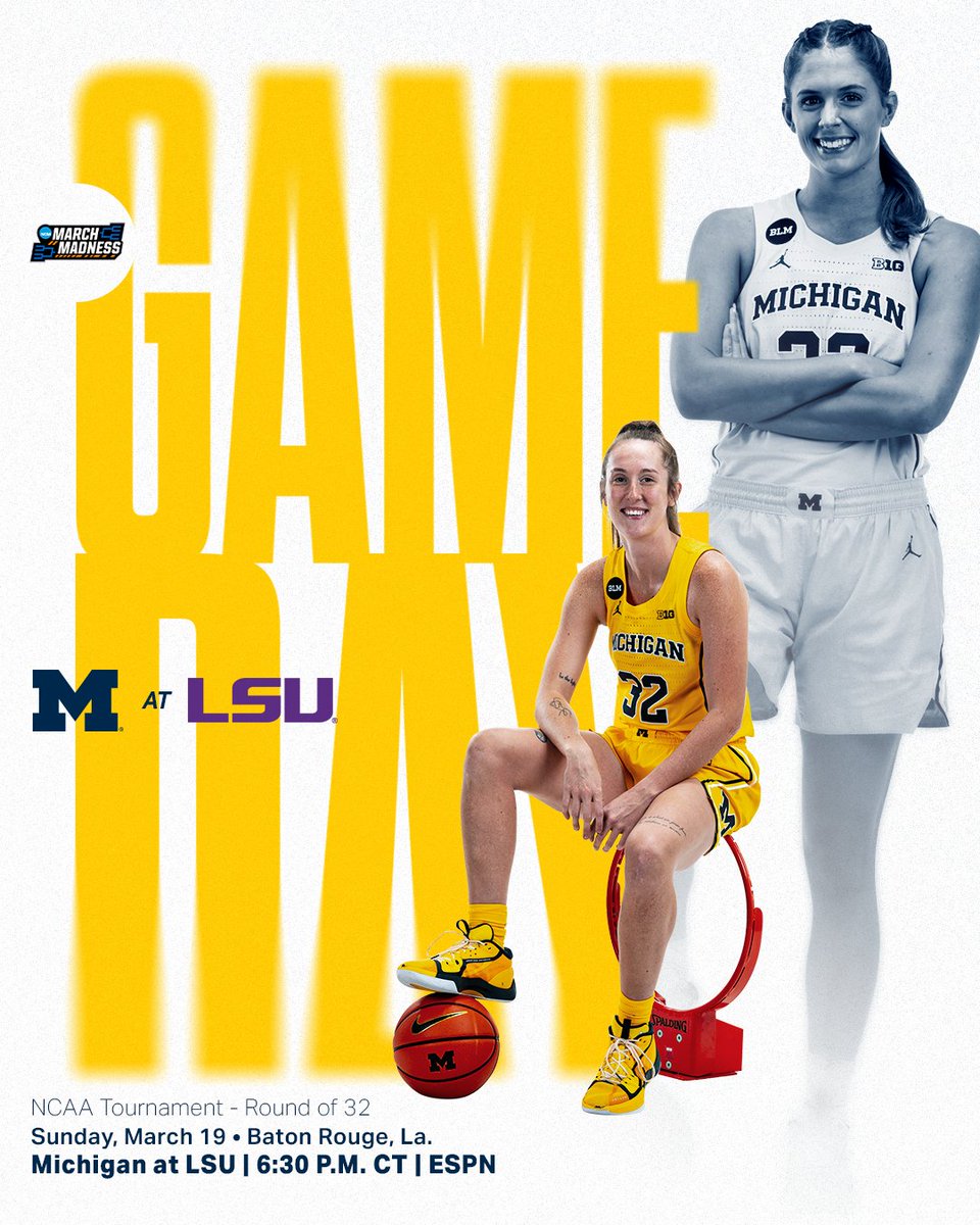 Let’s go @umichwbball! Keep dancing! #GoBlue 