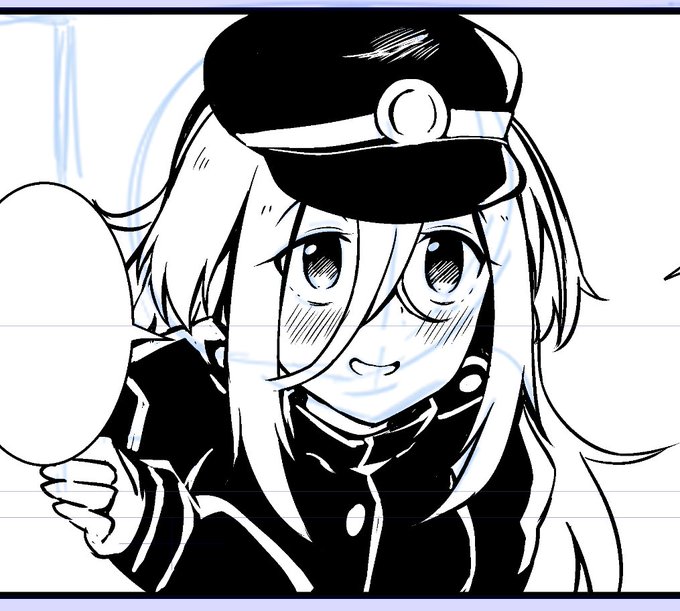 一発描き マンガ原稿根暗子ちゃん
結構いい感じ 