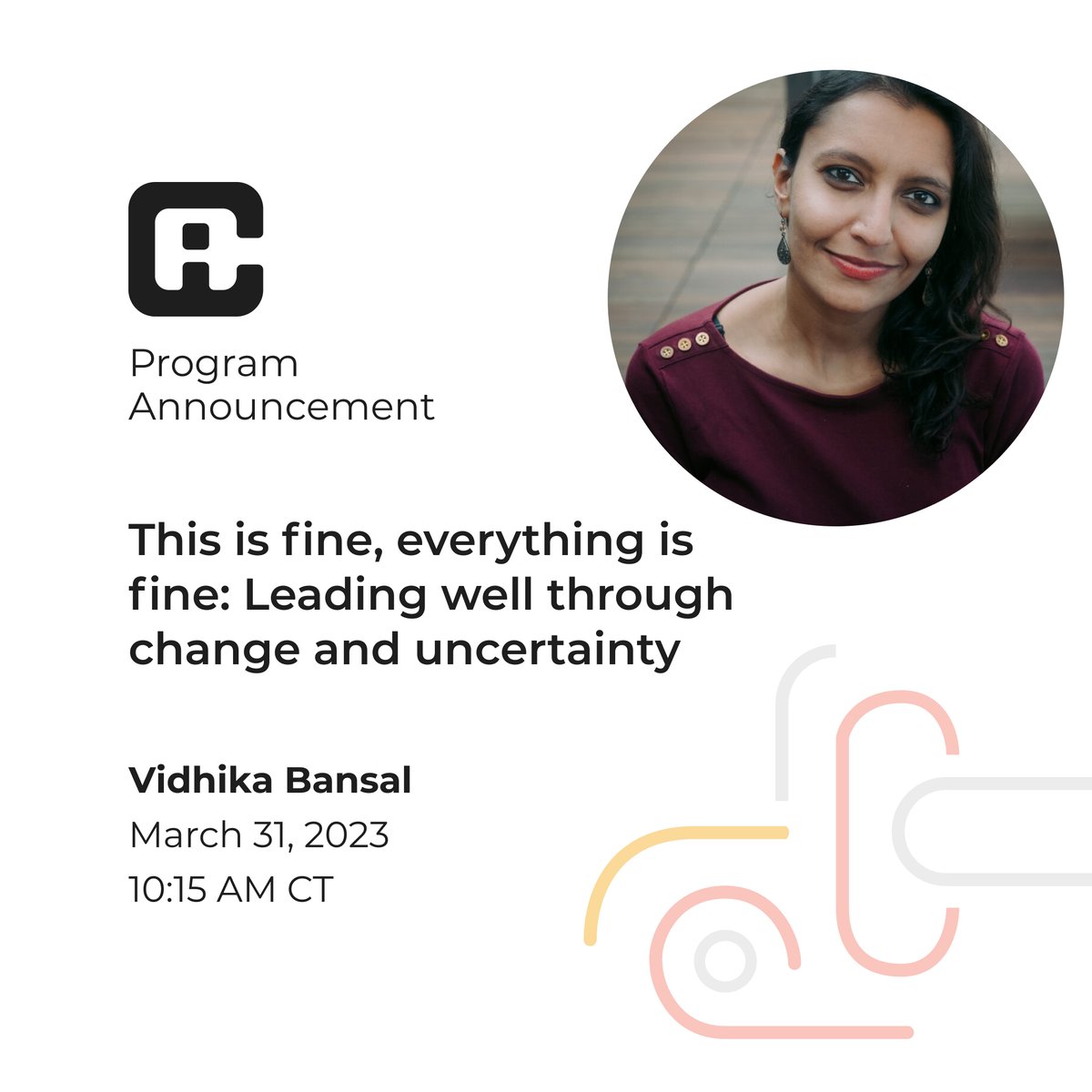 Being a good leader is tough. Being a good leader through tons of change and uncertainty? Even more so. Join <a href="/vidhster/">Vidhika Bansal</a> to learn about ways we can lead well even when times are challenging. 

theiaconference.com/sessions/this-…