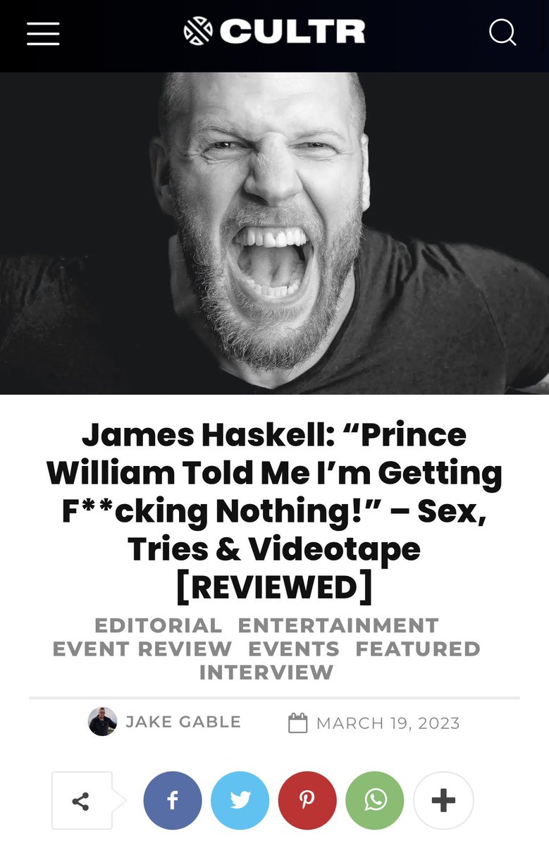 🎁 Looking for the perfect #MothersDay gift? Forget Flowers! 💐 Forget Chocolates! 🍫

🎙️ Instead, sit your mum down and tell her to read my interview with <a href="/jameshaskell/">James Haskell</a>. And whilst you’re at it, you may as well check it out too:

🎧 cultr.com/news/james-has…