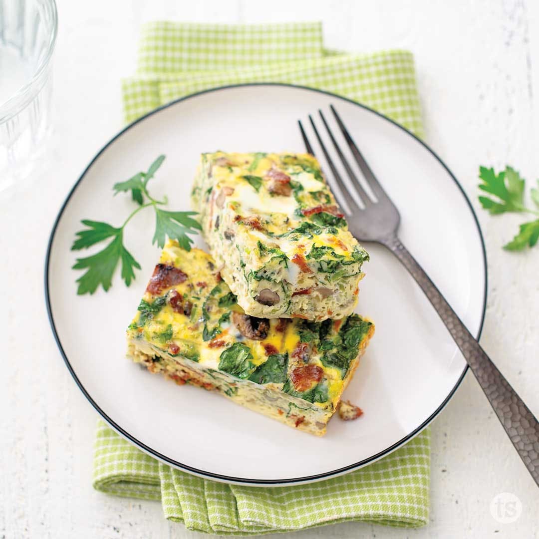 This make-ahead breakfast bake is packed with veggies and bacon too!

shop online social.tastefullysimple.com/537n38

product link social.tastefullysimple.com/537n37