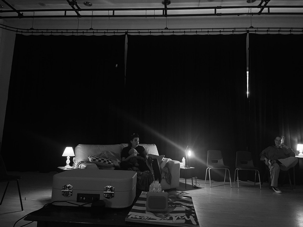 inessawday's tweet photo. Exciting times with @ava_benkova &amp; @SamThomasActing this Sunday morning! Here’s some behind the scenes of my play ‘I Always Cry On My Birthday’ directed by Ava &amp; Sam🚀 https://t.co/xPRdlwGLNL