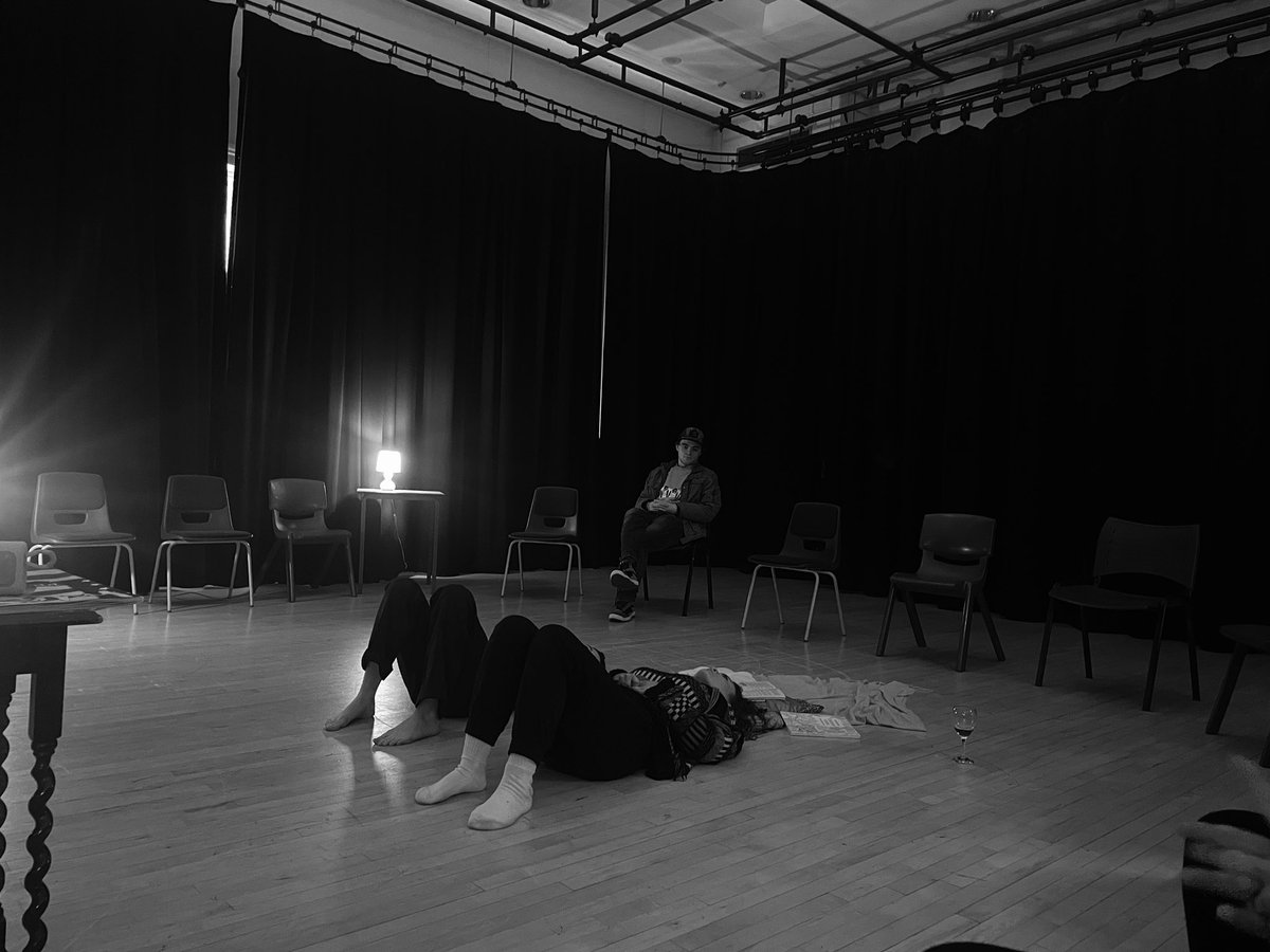 inessawday's tweet photo. Exciting times with @ava_benkova &amp; @SamThomasActing this Sunday morning! Here’s some behind the scenes of my play ‘I Always Cry On My Birthday’ directed by Ava &amp; Sam🚀 https://t.co/xPRdlwGLNL