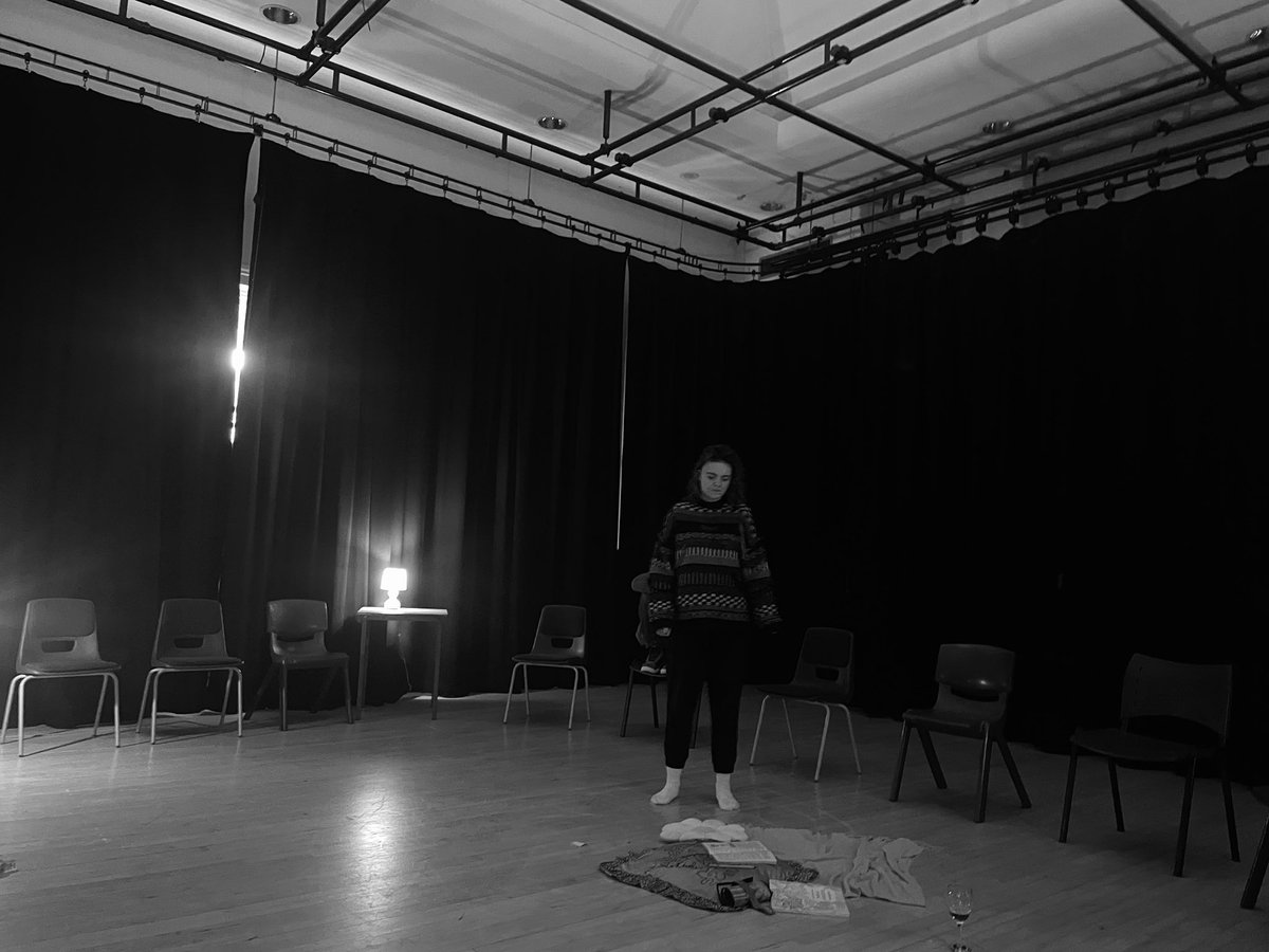 inessawday's tweet photo. Exciting times with @ava_benkova &amp; @SamThomasActing this Sunday morning! Here’s some behind the scenes of my play ‘I Always Cry On My Birthday’ directed by Ava &amp; Sam🚀 https://t.co/xPRdlwGLNL