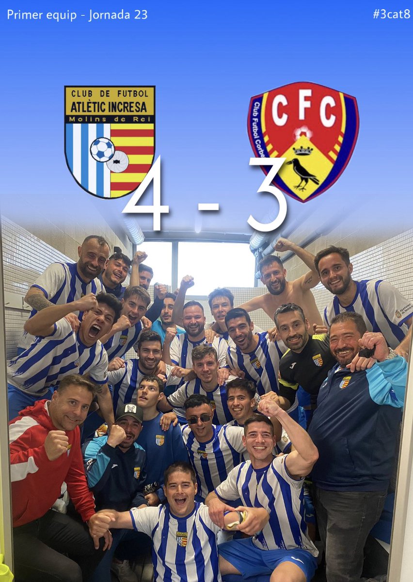 Primer equip | Jornada 23

Gran partit dels nostres per tornar a sumar +3! 

#Sisasisa #SentimentIncresa #3cat8