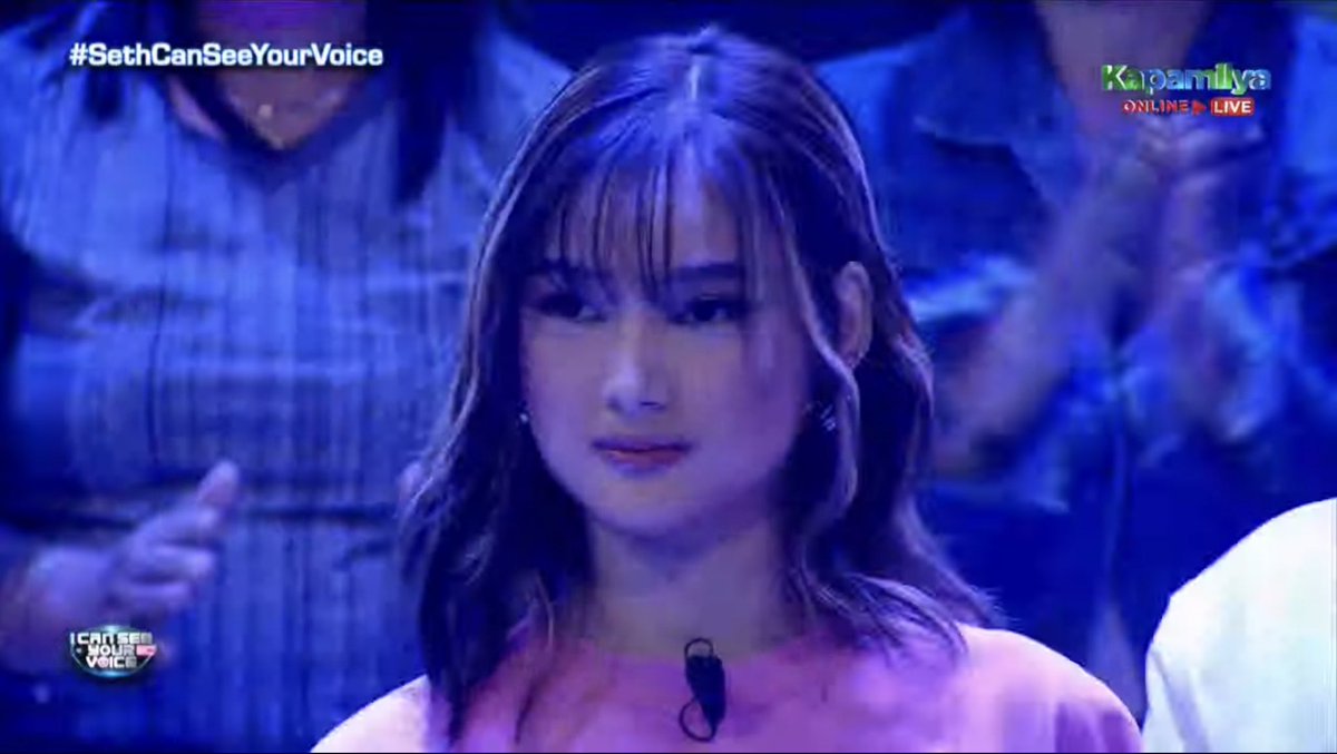 TeamKarinaOFC_'s tweet photo. Karina with Criza and Seth on #ICanSeeYouVoice 

#KarinaBautista | @MissKareee https://t.co/nTUAhP0jBg