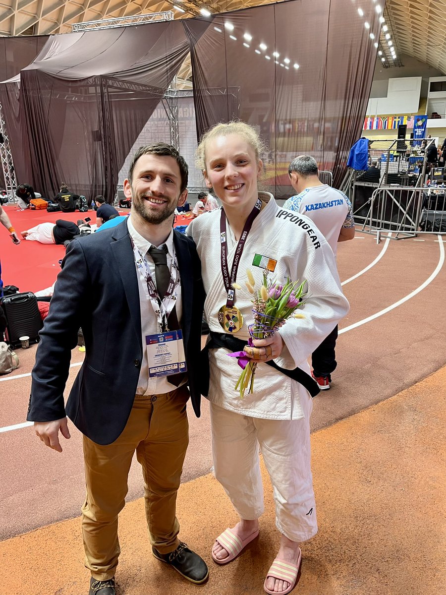 LukePreston_CJC's tweet photo. A great 🥇from Rachael Hawkes (IRL) today in Latvia. Great work also from Irish coach @NathonBurns ! https://t.co/QKJtUacYUK