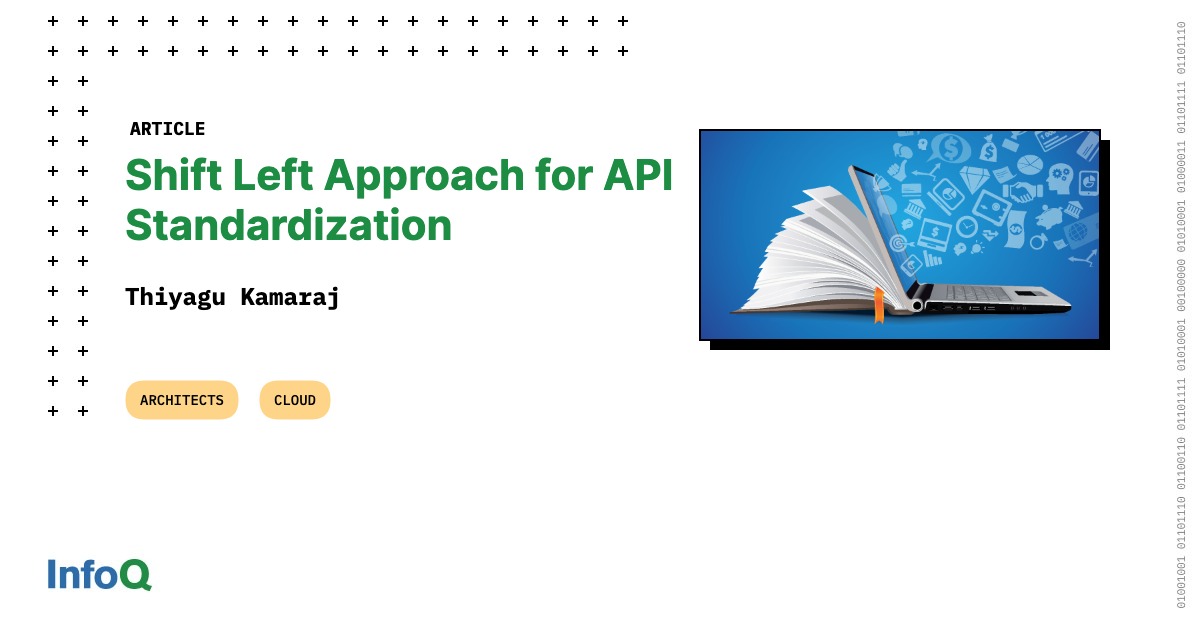 InfoQ's tweet photo. #ICYMI - What is #ShiftLeft approach?
Shift Left approach helps to increase efficiency in the development and testing process of API development.
Learn more on #InfoQ: https://t.co/jwQ3ZqDIyu
#SoftwareArchitecture #API #APIStandardization #Java https://t.co/lAZr5YhTE9