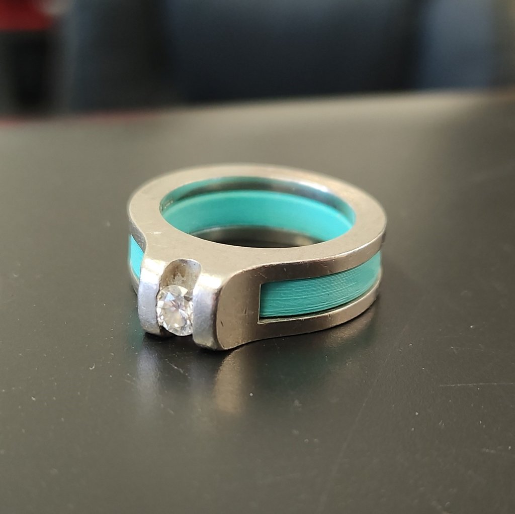 3DFilaPrint's tweet photo. Here is design project the #3DFilaPrint team have been working on, for replacement #Jewellery parts - using this #Vintage #Ring💍
#3DPrinted in @polymaker_3d #Polymaker #Polyterra #Artic #Teal
https://t.co/izuY2Ls2Oz
#3DPrinting #3DPrinter #3DFilaPrint #3DEngineering #Southend https://t.co/YaU4DCXuH4