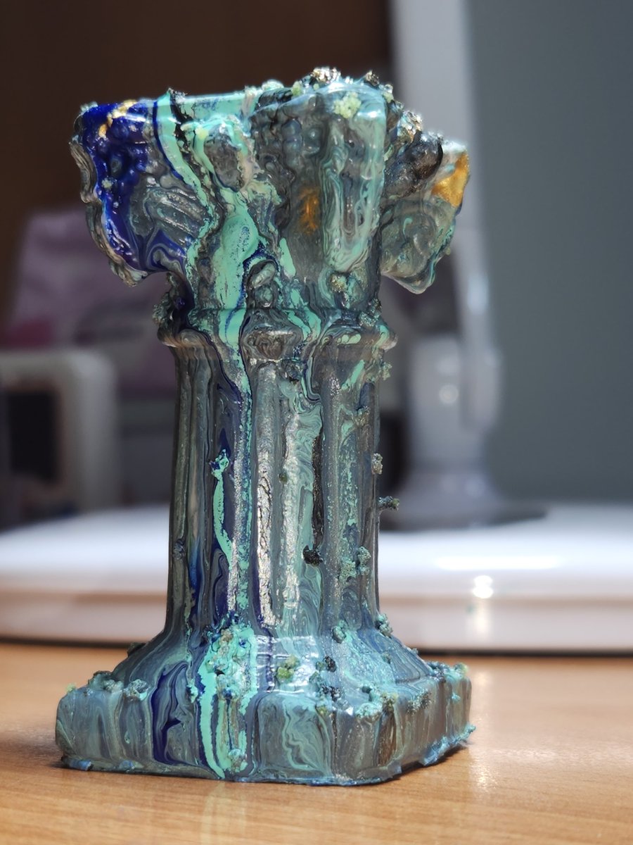 UralOwlet's tweet image. #romancolumn
#deco
#acrylic 
#art
#fluidart