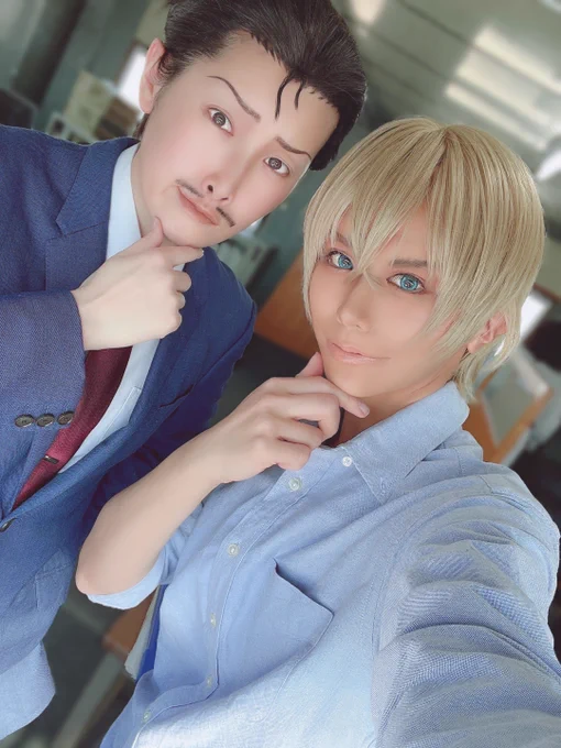 cos / DC今日は1日トモ助さんにお付き合い頂き、トリプルフェイス私が見たいシーンBest撮影でした(2枚目は私を殺そうとする悪ボス)4着も着替えてくれたトモ助さん神過ぎる更に大好きになっちゃった 