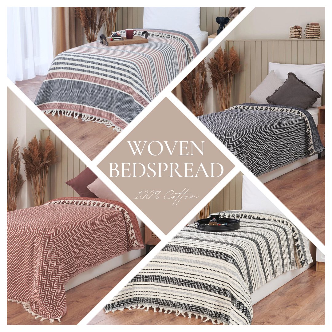 authenticstyle6's tweet photo. 100% Cotton Woven Bedspread &amp; Quilt by Authentic Style&amp;Co.

✔Material : 100% Natural Cotton
✔Size : King/Queen &amp; Full/Twin

#homedecor #bedroomdecor #bedding #homedesign #bedroomdesign #interior #farmhouse #bedroomideas #homedecoration  #housewarming #giftidea https://t.co/LmX0YBSzBl