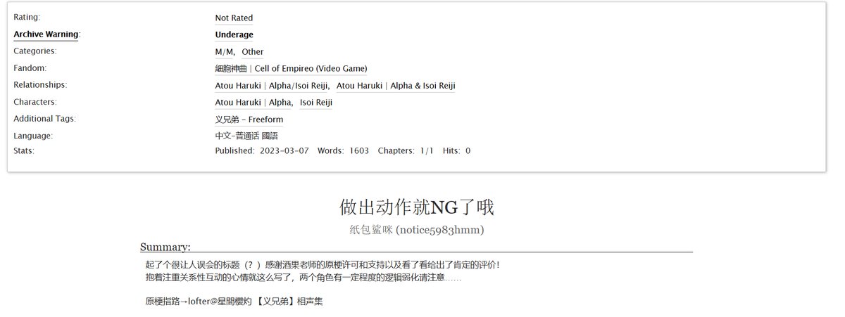 【义兄弟】做出动作就NG了哦
推特存档，p2 AO3指路，阅前请阅读Summary&amp;Note
因为是日常互动所以无差，感谢食用