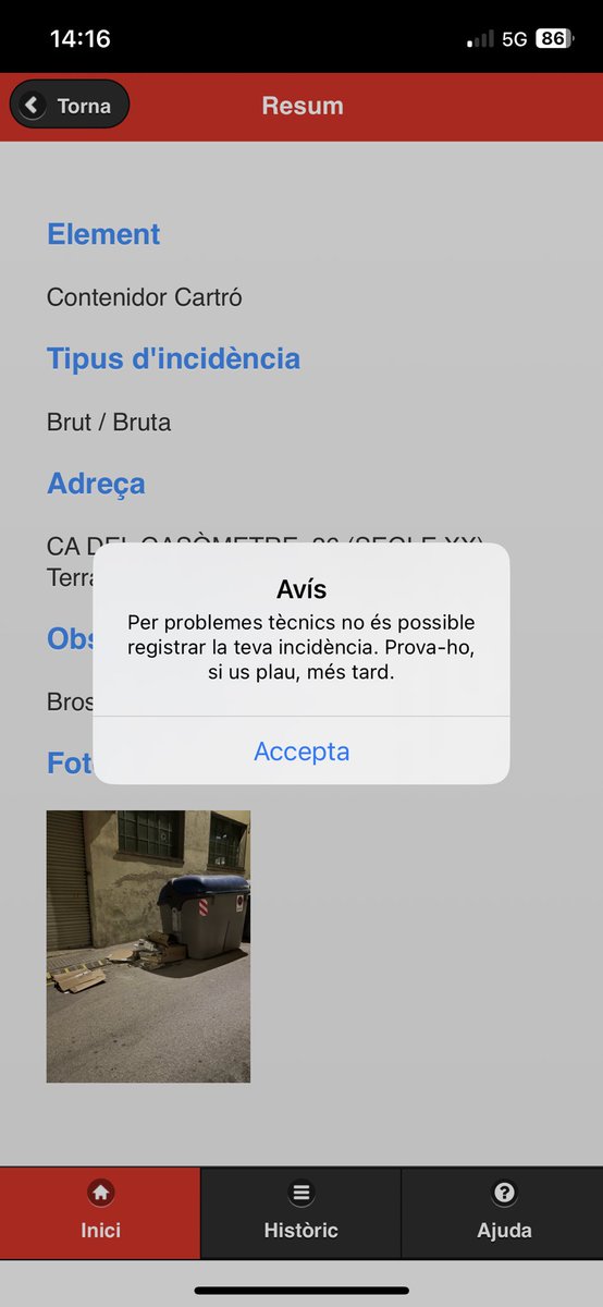EvaOrdon's tweet photo. @egaramuck @AlexPerez2001 @jordi_ballart @LluisaMA @ecoequip @BarriSegleXX Està molt be això d’evadir responsabilitats @egaramuk i @Cesc537
És evident que és un acte incívic. Però l’ajuntament i ecoequip a qui representeu tots dos disposen d’una app per denunciar aquestes incidències que rarament funciona, i que quan ho fa no es rep resposta. https://t.co/ZIijAXiMOM
