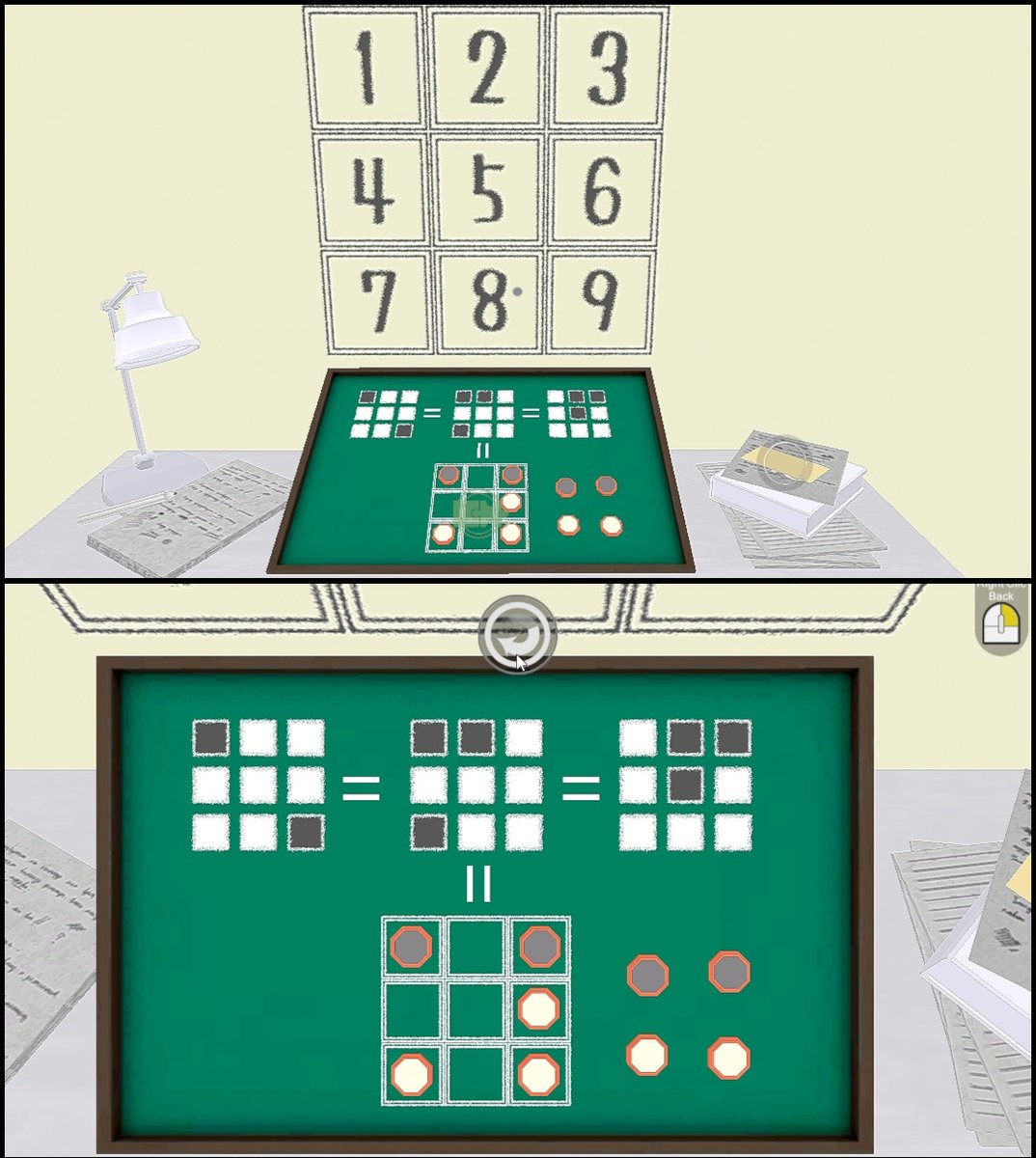 karvan1230's tweet image. How to connect everything with &quot;=&quot;?

The answer is:
karvan1230.itch.io/wt

[Escape game &quot;W.T.&quot; popular distribution]
#adventure #indiegame #mathsquiz #WT