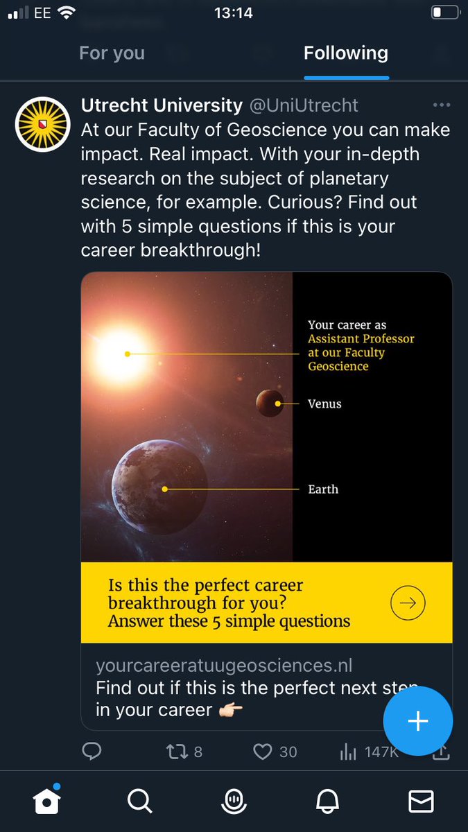 Ah yes, the chances of getting a tenure track position: about as likely as flying into the f#@&amp;ing sun