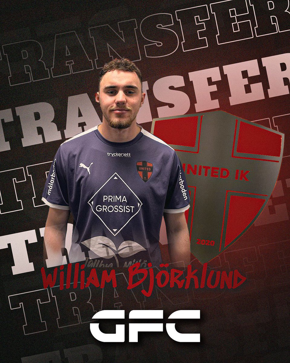 GlobalGFC's tweet photo. William Björklund transferred to Nordic United! ✍️✅

We’re happy to complete the transfer of William Björklund from Hammarby TFF to the newly promoted Div 1 club Nordic United. 

Best of luck at your new club William! 🧤

#GFC https://t.co/kcIS3wBs3Q