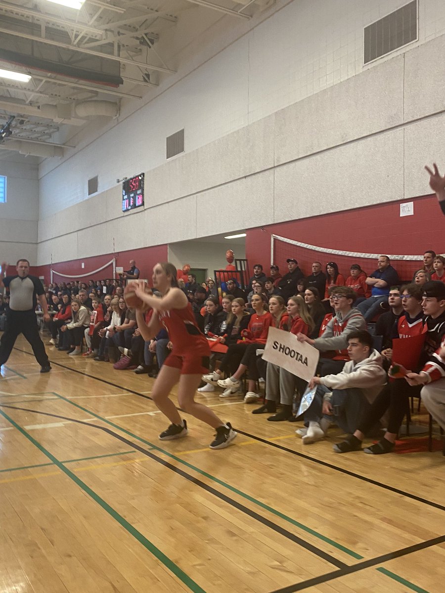 WVHWarriors's tweet photo. Great semifinal action here at WVH. It's half time and WVH leads PWC 34-28. Great game. https://t.co/9JjhrIf8ZB
