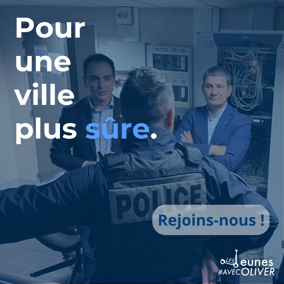 Jeunes_avec_PO's tweet photo. Pour une ville plus sûre, rejoins-nous aux côtés de @poliver69 ! 🔴🔵 #Lyon #AvecOLIVER https://t.co/QPWpuBFQTH